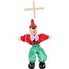 TOYANDONA Marionetta a Filo in Legno 9.4 Pollici Giocattolo Interattivo per Bambini Burattino per Spettacoli Teatrali E Collezione Artistica