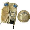 TTETTZ Costume da Pesca per Bambini con Gilet Explorer per All'aperto, Blu