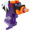 Nerf MicroShots Minecraft Ender Dragon Mini Blaster, design Minecraft Dragon Mob, include 2 freccette ufficiali Nerf Elite, manico di adescamento, multicolore