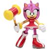 Jakks Pacific Sonic The Hedgehog 4 inch Figure | Modern Amy with Hammer