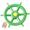 h2i 1 timone H2i volante, mobile in verde, per bambini