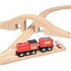 Melissa & Doug Classic Wooden Figure Eight Train Set Children, Kids, Game by Avner-Toys