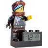 ClicTime Sveglia Lego Movie 2 Wyldstyle, display digitale LCD con retroilluminazione, sveglia e snooze, circa 24 cm