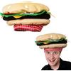I LOVE FANCY DRESS LTD Hamburger Cappello Fantasia Abito Accessorio Cappello NOVELLINI da ASPORTO Costume di Cibo Spazzatura