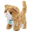 Generico Gatto Elettrico Camminante | Di 17 Cm Interattivo E - Cucciolo Giocattolo Peluche Musicale | Per Bambini Adolescenti Amanti Degli Animali Natale Compleanno Anno Nuovo