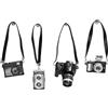 Zerodis 4 Pezzi Mini Macchina Fotografica per Casa delle Bambole, Macchina Fotografica Reflex in Miniatura Mini Macchina Fotografica Ornamento Modello di Macchina Fotografica D'epoca Macchina Fotografica Digi