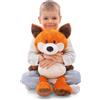 NICI Fabio Volpe di peluche, tenero pupazzo per coccole e giochi, per bambini e adulti, 50 cm, arancione - 65697