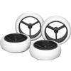 Tamiya Cerchi con gomme bombate diametro largo