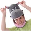 GjnjfdF Cappello da ippopotamo in peluche, costume da ippopotamo | Copricapo morbido regolabile per ippopotamo | Cappello da ippopotamo cosplay traspirante, divertenti oggetti di scena per foto