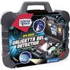 Clementoni Scienza e Gioco Lab - Valigetta del Detective, Kit da Investigatore per Bambini 8+ Anni, Gioco Scientifico con Torcia UV, Lente di Ingrandimento e Altri Strumenti, Made in Italy, 19386
