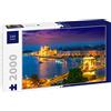 Lais Puzzle Vista panoramica di Budapest di Notte 2000 Pezzi
