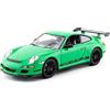 Porsche Welly 22495 - Modellino da collezione in metallo Porsche 911 (997) GTR3 RS, scala 1:24, Verde