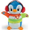 Clementoni 59287 Baby Clementoni - Danza con me Pinguino, giocattolo interattivo per bambini con musica e effetti luminosi, giocattolo educativo per bambini dai 12 mesi in su, Tedesco
