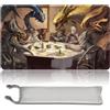 MPLR BOARD GAME SLIVERS-Playing-Poker - Gioco da tavolo mtg tappetini da gioco + sacchetto impermeabile 0, bordi stitched in gomma, superficie liscia