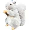 Generico Animale di peluche di scoiattolo, scoiattolo ripieno,Scoiarrel con animale di peluche di ghianda | 20 cm/7,8 pollici festa di compleanno giocattolo da collezione, decorazione per la casa per soggiorno