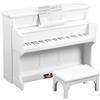 NOLITOY 1set Mini Pianoforte Con Sgabello e Partiture Miniature Per Casa Delle Bambole Decorazione Realistica Per Ambienti Musicali Giocattolo Sicurezza e Leggerezza Per Foto e