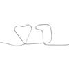 Enjoyer WireGram Memory Metal Magic Tricks Mentalismo Magia Gimmick Mago Accessori Commedia Puntelli (Cuore grande 7)