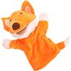 Mikikit Marionetta Mano Volpe Morbido Peluche Interattivo per Burattino Animale per e Giochi Educativi Peluche Animali per Adulti