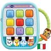 VTech Baby Tablet Sensoriale, Tablet Interattivo con più di 35 Canzoni, Frasi, Suoni, 9 Pulsanti Morbidi per Imparare Colori e Forme, Manico per Trasporto, Lingua Italiana, Batterie Incluse, 6-36 Mesi