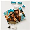 Q-BRICKS Mattoncini Regali Personalizzati | mattoncini personalizzati con foto e testo | 12,8 cm × 10,5 cm | 49 pezzi.