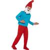 Funidelia | Costume da Grande Puffo Ufficiale per Bambino Taglia 5-6 Anni The Smurfs, Cartoni Animati, I Puffi, Nano - Rosso