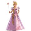 PRESTIGE & DELUXE Vestito Carnevale Deluxe Principessa Rapunzel Taglia 3 4 5 6 7 8 9 10 Anni (5-6 ANNI: altezza bimba/o 116 cm)