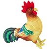 KUKUShining Peluche A Forma Di Gallo, Pupazzi Di Peluche Realistici A Forma Di Pollo Morbidi E Coccolosi Compagni Di Gioco Per Adulti(34cm/13.38in)