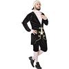 Atosa Costume Cortigiano Nero M