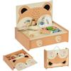 AIYAPLAY Cucina Giocattolo per Bambini 3-5 Anni, Mini Cucina in Legno per Bambini con Fornello e 12 Accessori, Multicolore