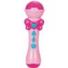 Baroni Toys Microfono Rosa per Bambini 3+ Anni con Luci, Microfono Giocattolo Musicale con Effetti Sonori e Luminosi per Piccoli Cantanti Microfono Rosa per Bambine, 6.2x6.2x21cm