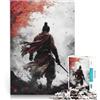 LKASGCBY Puzzle da 1000 pezzi per adulti Sekiro Samurai per il giocattolo di sfida del gioco educativo Decorazioni e regali unici per la casa 52x38cm