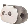 Mipcase Cuscino Scaldamani e Cuscino Posteriore Morbido a Forma Di Panda Cartoon, Decorativo e Riscaldante, Per Ufficio, Soggiorno e Pisolini, Adatto a Ragazzo Ragazza e Adulti