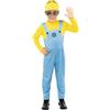 Funidelia Costume Ufficiale di Minions Dave per bambini, Include cappello, occhiali e tuta - Tenuta per bambini per feste, Carnevale e Halloween - Taglia 5-6 anni