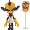 BANDAI Crash Bandicoot Action Figure Dr Neo Cortex con maschera | Giocattolo Dr Neo Cortex da 11 cm con maschera e accessori | Personaggi da collezione come merce e regali per videogiochi
