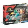 Clementoni Jurassic World Laboratorio di genetica segreta - Kit per laboratorio di dinosauri con dinosauri luminosi - Giocattolo educativo per bambini dai 7 anni in su, 18220