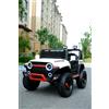 MINENICE Auto elettrica per bambini, auto elettrica 12V con telecomando 2.4G, carico massimo 50kg, con luci LED, musica, altoparlanti, funzioni USB 3,2-5,1 km/h (bianco)