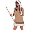 Orlob, costume di carnevale da eschimese de luxe, per donna, nelle taglie dalla 40/42 fino alla 52/54