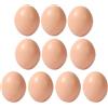 Generico Uova di gallina finte, uova di Pasqua per la pittura,Set di modelli di uova divertente - 10x giocattoli di simulazione del gioco portatili finti, decorazioni pasquali per casa, studio