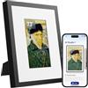 SwitchBot KI Art Frame 7.3'', Cornice Digitale Senza Cavi, Display Elettronico-Ink, Da Tavolo O Da Parete, Cornice Digitale Wi-Fi, Compatibile Con Alexa