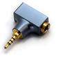 ｄｄＨｉＦｉ ddHiFi DD ddHiFi DJ44B - Adattatore jack per cuffie, versione in alluminio, 4,4 mm femmina bilanciata a maschio BAL da 2,5 mm, convertitore audio per auricolari/cuffie