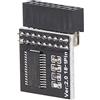 Aramox Modulo di Sicurezza TPM2.0, Processore di Crittografia Efficiente con compatibilità a 14 Pin e 18 Pin per Schede Madri PC