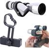 HunicandIU telescopio monoculare HD monoculare con supporto per smartphone | telescopio monoculare per smartphone, telescopio monoculare rotante, regolabile, impermeabile