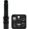 BINGNU Obiettivo zoom, obiettivo varifocale, 36MP 1080P USB Videocamera For Microscopio Industriale Videoregistratore C-mount TF Supporta Telecomando IR For La Riparazione Del Telefono per video industrialeV