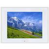 Generic Cornice digitale, cornice per foto digitale in acrilico 12 pollici Cornice per foto elettronica a LED con display HD per album, risoluzione 1024x768, con telecomando (bianco)