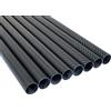 HDWSNXW 1 pz 600mm 3K tubo in fibra di carbonio tessuto saia opaco diametro esterno da 8mm a 30mm materiale composito(22x19x600mm 1pcs)