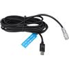 Annadue Cavo di Alimentazione USB C per Fotocamera BMPCC 4K 6K, Lunghezza di 200 Cm con Connettore Femminile a 2 Pin, Compatibile con PD Power Box e Caricatore a Parete