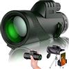 SweAtz Telescopio monoculare 80X100, cannocchiale bifocale HD monoculare ad alta potenza portatile impermeabile e antiappannamento, prisma BAK4 per birdwatching di animali campeggio turistico, supp