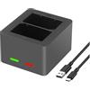 CQJFCYBRA Batteria BP-SCL7 Da 2000 MAh O Caricabatterie Rapido, Compatibile Con La Batteria Del Caricabatterie BP-SCL7 Della Fotocamera Leica M11 M11-P(1 Charger)
