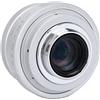 ZAICOLER Obiettivo Grandangolare, Obiettivo Grandangolare Cctv in Lega di Alluminio con Attacco C Obiettivo Grandangolare da 25 Mm F1.8 con Visione Chiara per Fotocamera Mirrorless (SILVER)