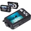 Annadue Fotocamera Subacquea, Fotocamera Digitale Subacquea da 2,7K 48MP 10FT con Schermo IPS da 2,8, Zoom Digitale 16X, Anti-vibrazione, Fotocamera Impermeabile a Doppio Schermo